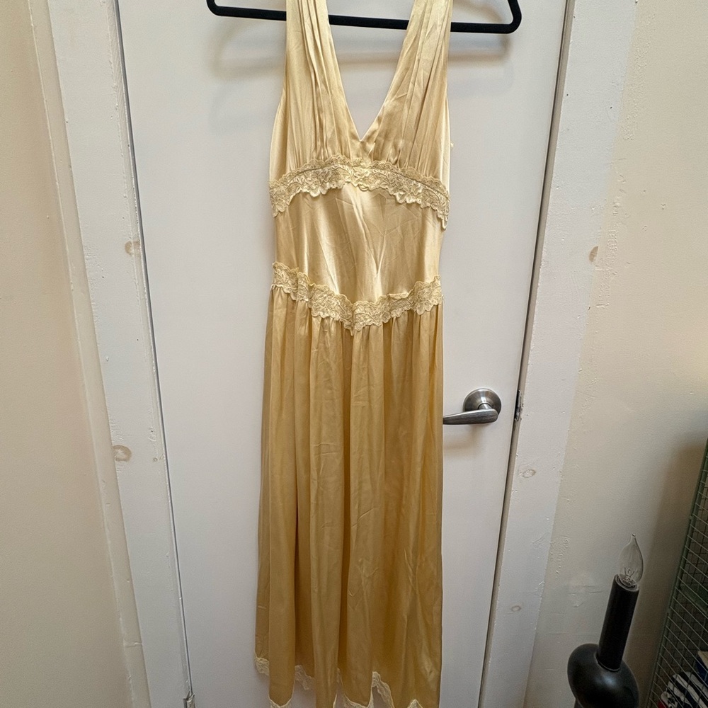 Reformation Yellow Dress